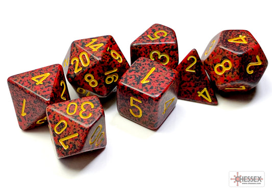 Speckled Mercury Polyhedral 7-Dice Set