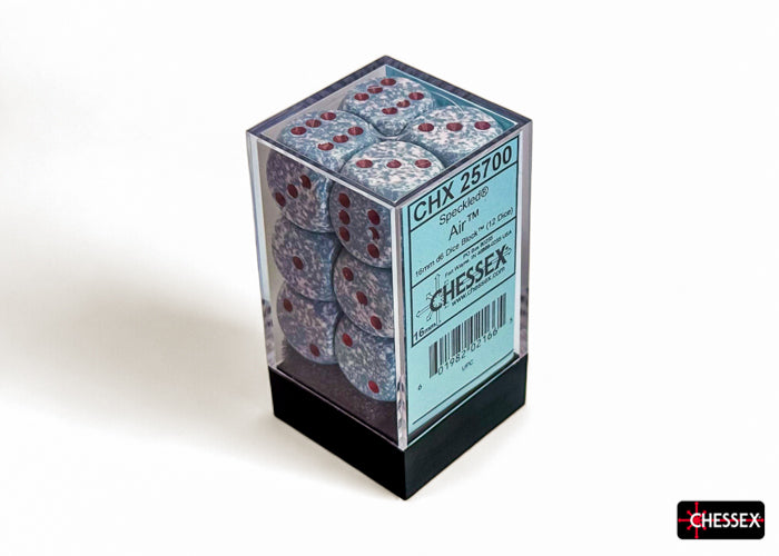 Speckled Air 16mm d6 Dice Block (12 dice)