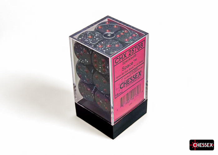 Speckled Space 16mm d6 Dice Block (12 dice)