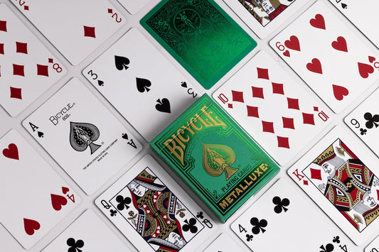Bicycle Playing Cards: Metalluxe Green