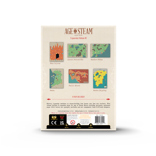 Age of Steam Deluxe: Expansion Volume III
