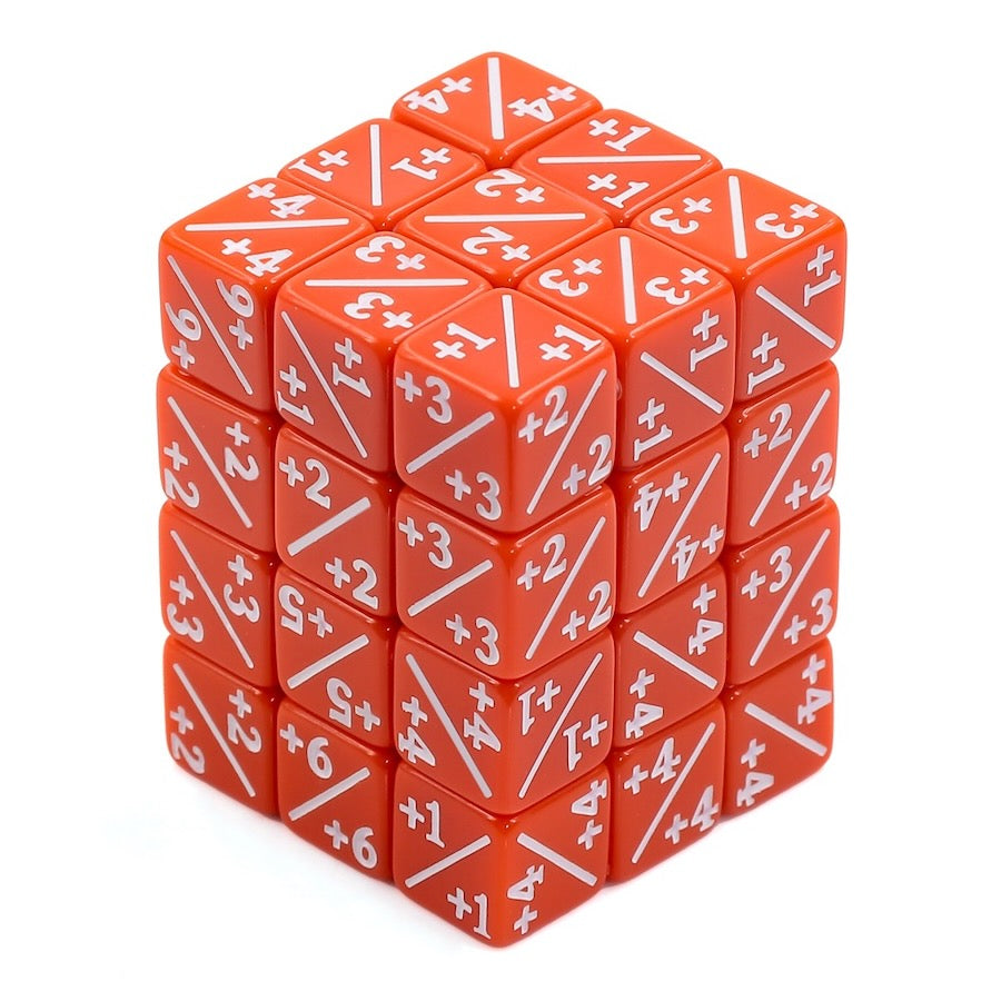 Red MTG Positive Counter Dice (12mm Single)