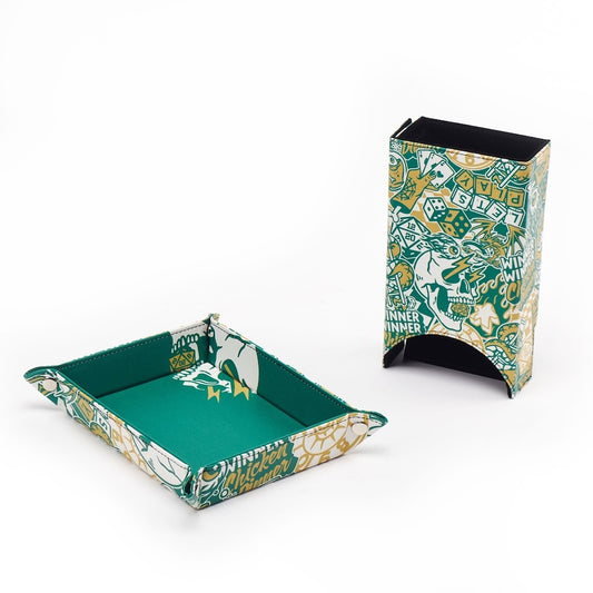 Dice Tower with Tray (Artist Series: Cara)