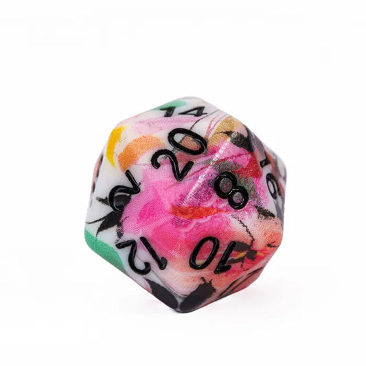Botanical Dipped Pattern Dice Set