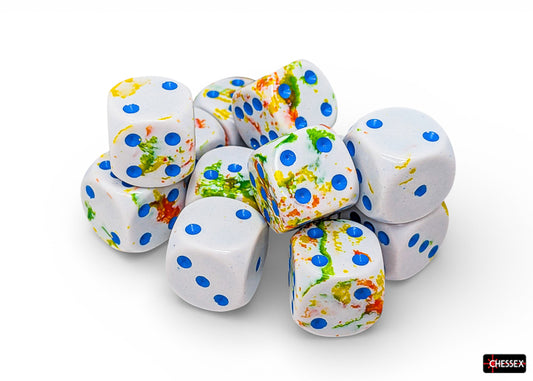 Brush Breezy/blue 16mm d6 Dice Block (12 dice)