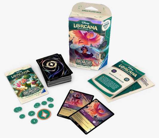 Disney Lorcana - Archazia's Island: Lago & Jafar (Amethyst / Steel) Starter Deck