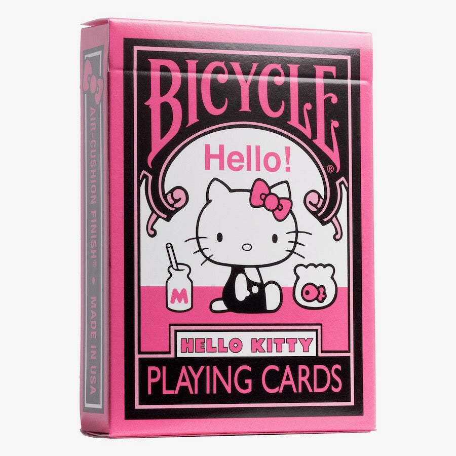 Bicycle Hello Kitty Playing Cards (Black & Pink)