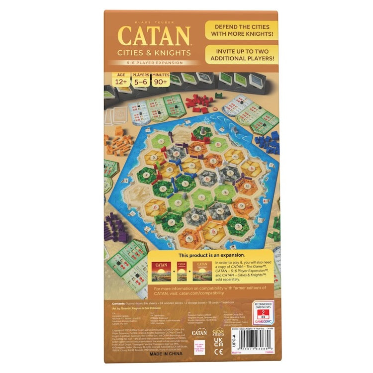 CATAN Cities & Knights 5-6 Player Extension: 6th Edition