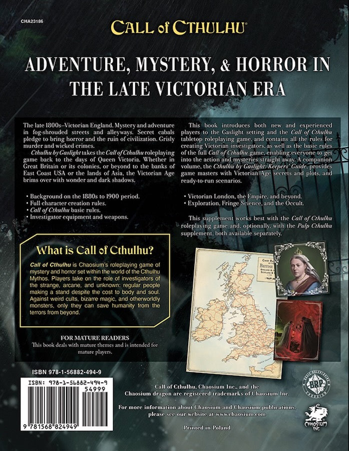 Cthulhu by Gaslight: Investigators' Guide