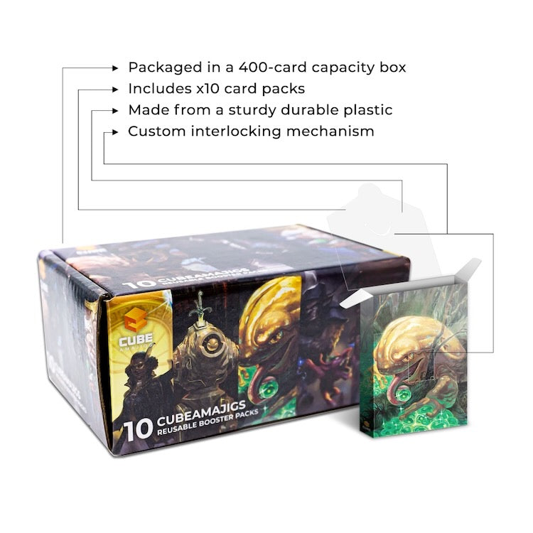 Cubeamajigs Reusable Gaming Packs - Big Bads Set 1
