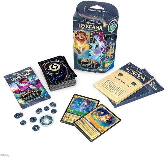 Disney Lorcana - Whispers in the Well: Simba & Megara - Spectacular Specters Starter Deck