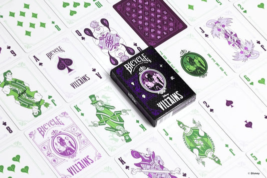 Disney Villains Inspired Playing Cards by Bicycle (Purple)