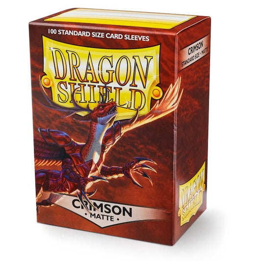 Dragon Shield - Crimson - Matte Sleeves - Standard Size