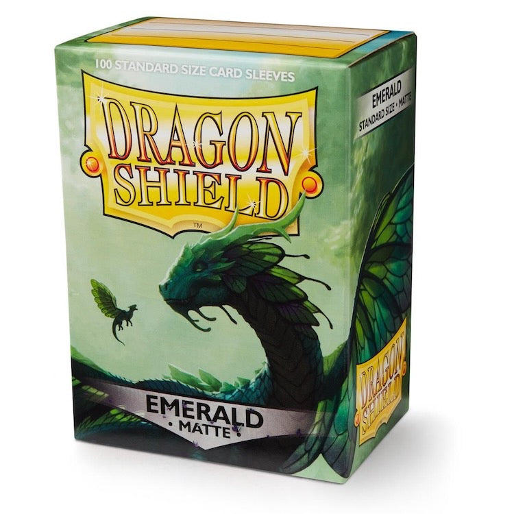 Dragon Shield - Emerald - Matte Sleeves - Standard Size
