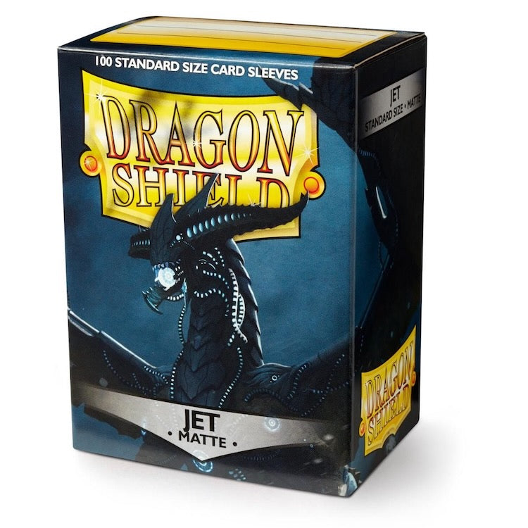 Dragon Shield - Jet - Matte Sleeves - Standard Size