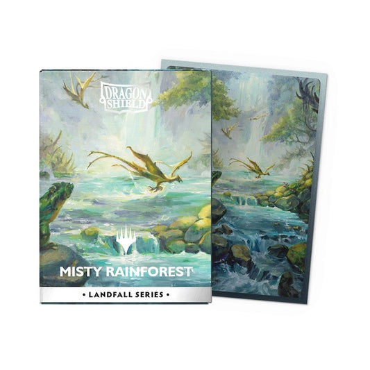 Dragon Shield - Misty Rainforest (Landfall Series) - Matte Dual Art Sleeves - Standard Size
