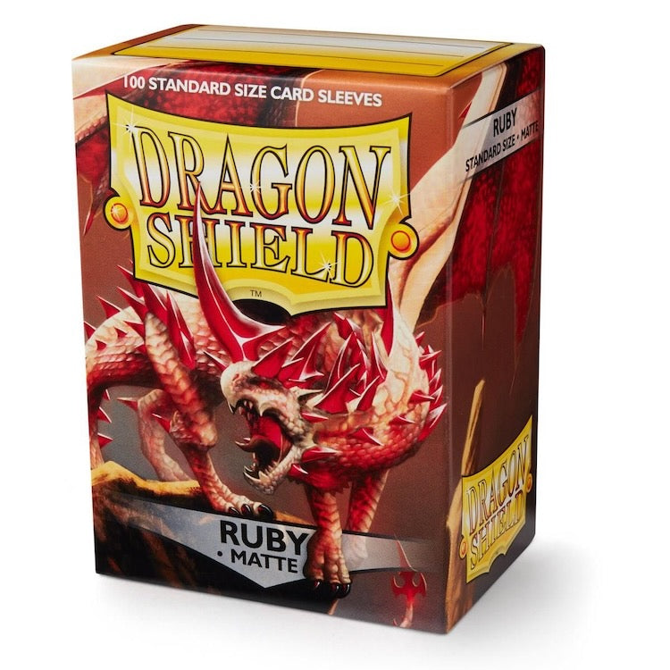 Dragon Shield - Ruby - Matte Sleeves - Standard Size