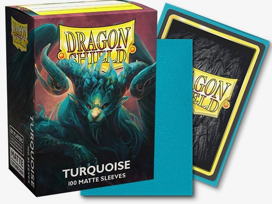 Dragon Shield - Turquoise - Matte Sleeves - Standard Size
