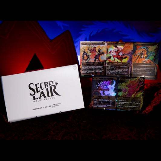 EVERYTHING IS ON FIRE Raised Foil (Secret Lair Ultimate Pencil Superdrop)