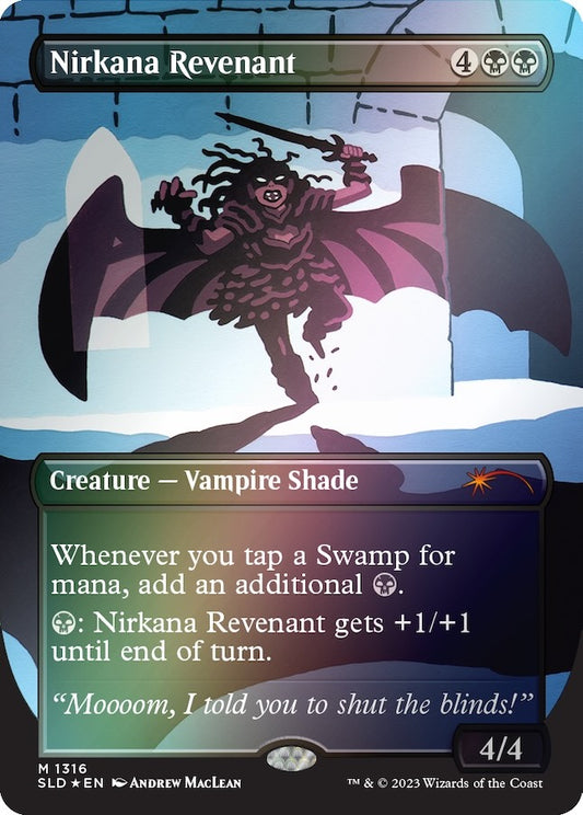 Secret Lair Inside An Elevator Superdrop: Featuring: Andrew MacLean Rainbow Foil Edition