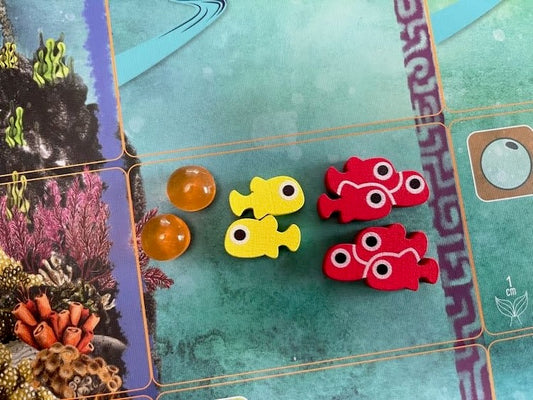 Finspan Upgrade Pack (Wooden Tokens & Squishy Eggs)