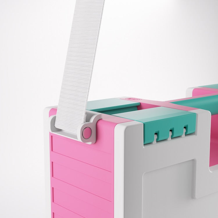 Gamegenic Game Castle (Pink/White/Teal)