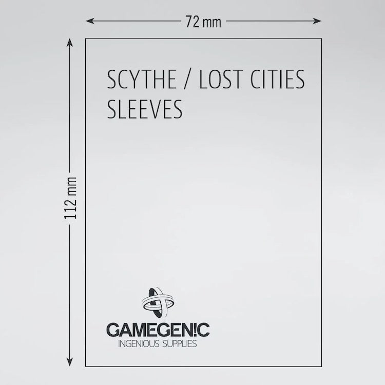 Gamegenic Matte Scythe/Lost Cities Sleeves (72mm x 112mm)