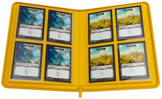 Gamegenic Zip-Up Album 8-Pocket (Yellow)