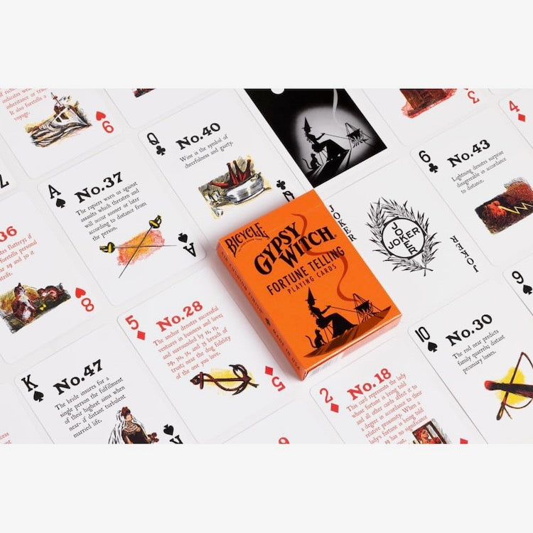 Gypsy Witch Fortune Telling Playing Cards