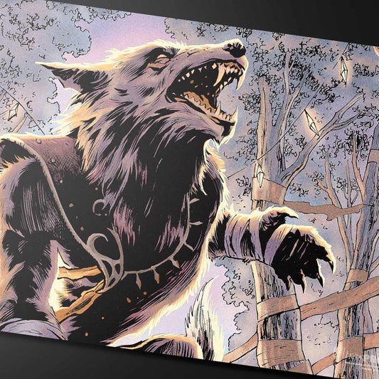 Innistrad Remastered Arlinn Kord / Arlinn, Embraced by the Moon Double-Sided Playmat for Magic: The Gathering