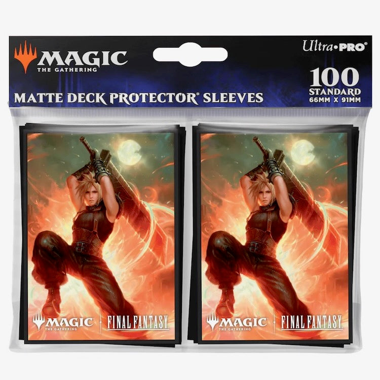 Magic: The Gathering - FINAL FANTASY Cloud, Ex-SOLDIER (Commander) 100ct Deck Protector Sleeves