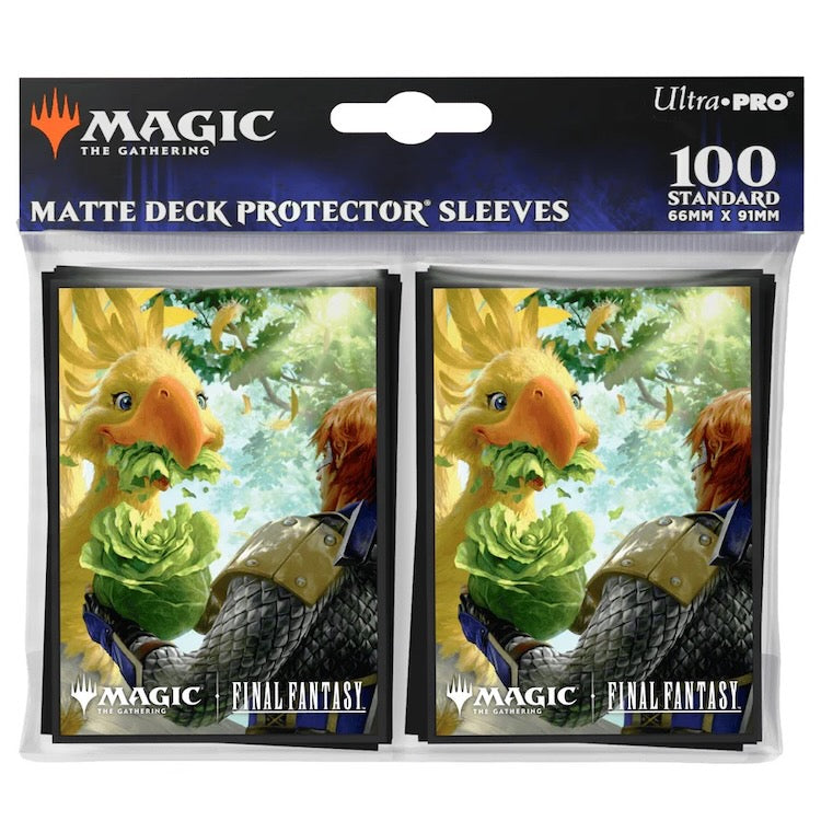 Magic: The Gathering - FINAL FANTASY Gysahl Greens 100ct Deck Protector Sleeves