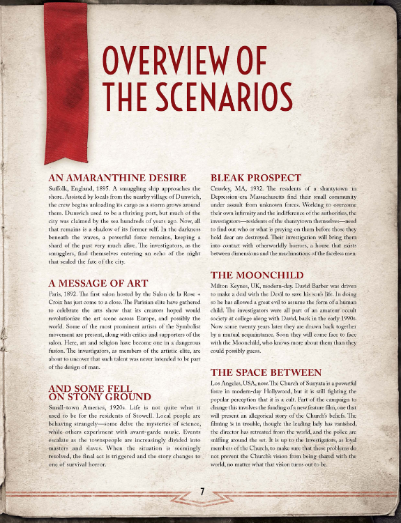 Call of Cthulhu: Nameless Horrors