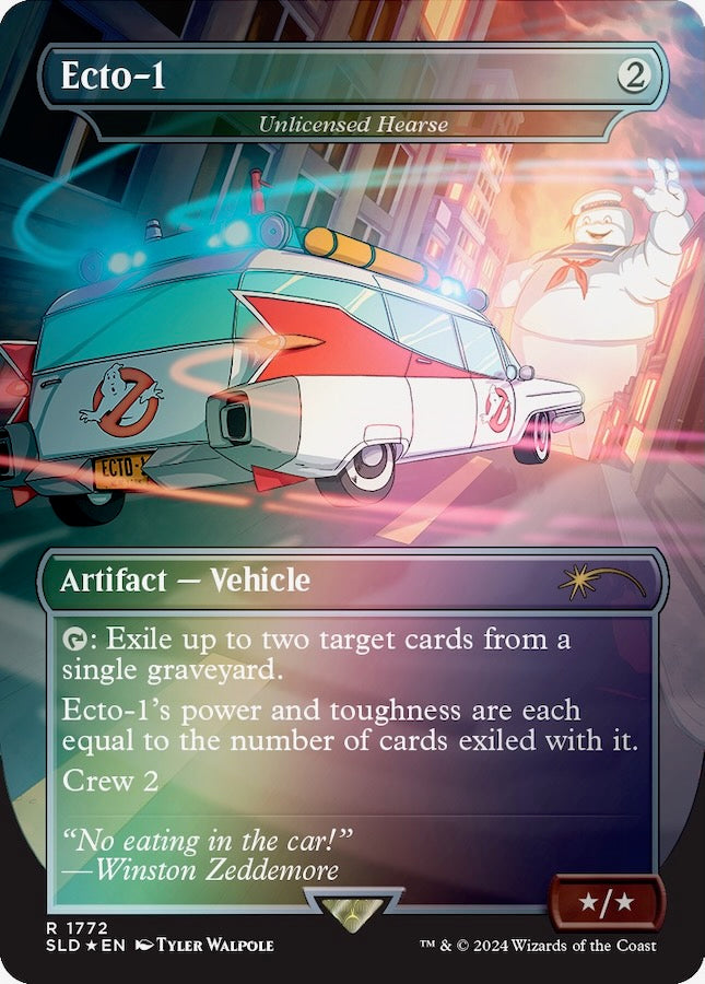 Secret Lair Camp Totally Safe Superdrop: Secret Lair x Ghostbusters: The Real Ghostbusters Rainbow Foil Edition