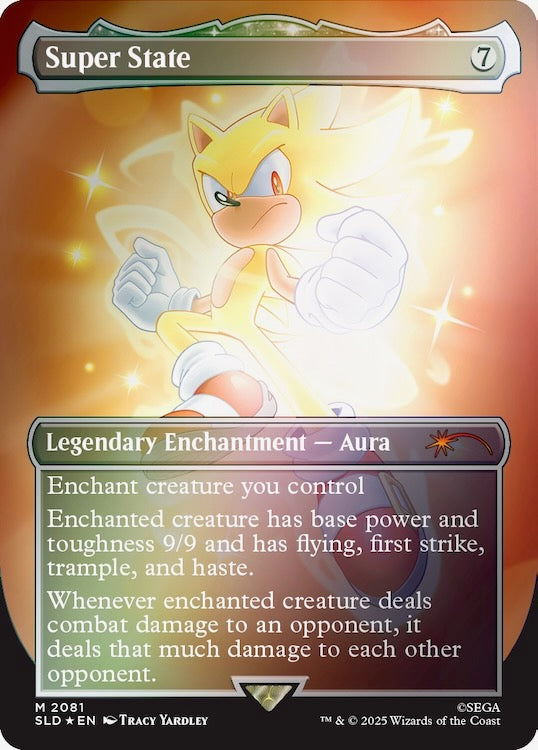 Secret Lair X Sonic: Friends & Foes Rainbow Foil (The Sonic Superdrop)