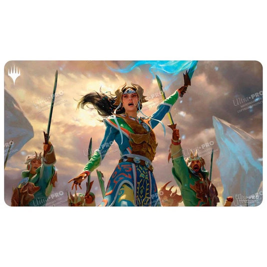 Tarkir Dragonstorm Eshki, Temur’s Roar (Temur Roar Commander Deck) Playmat for Magic: The Gathering