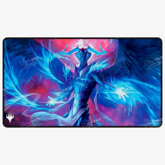 Tarkir Dragonstorm Ugin, Eye of the Storms Black Stitched Playmat for Magic: The Gathering