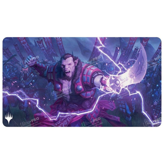 Tarkir Dragonstorm Zurgo Stormrender (Mardu Surge Commander Deck) Playmat for Magic: The Gathering