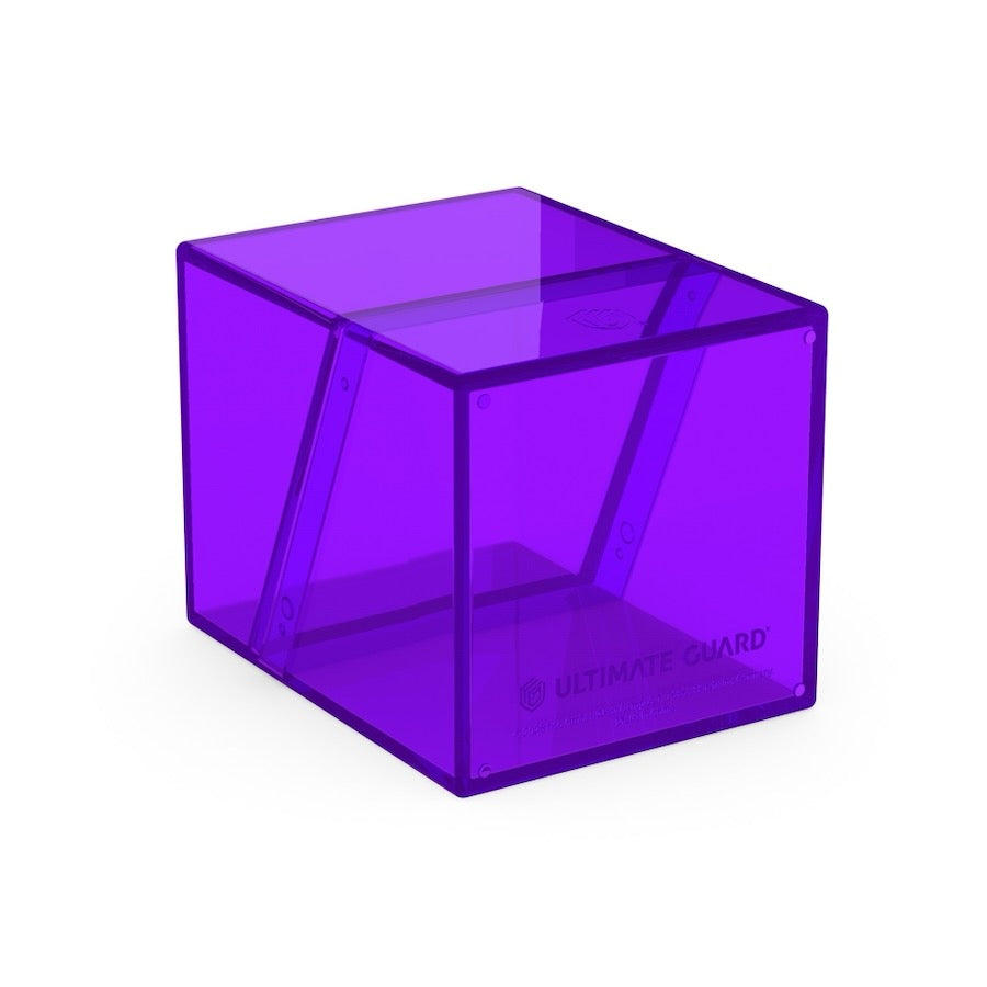 Ultimate Guard Clear Boulder 100+ Standard Size Deck Box - Amethyst