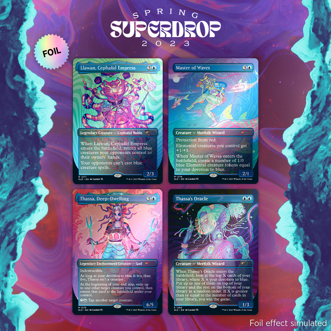 Secret Lair Spring Superdrop 2023: Cool Ocean Breeze Foil Edition