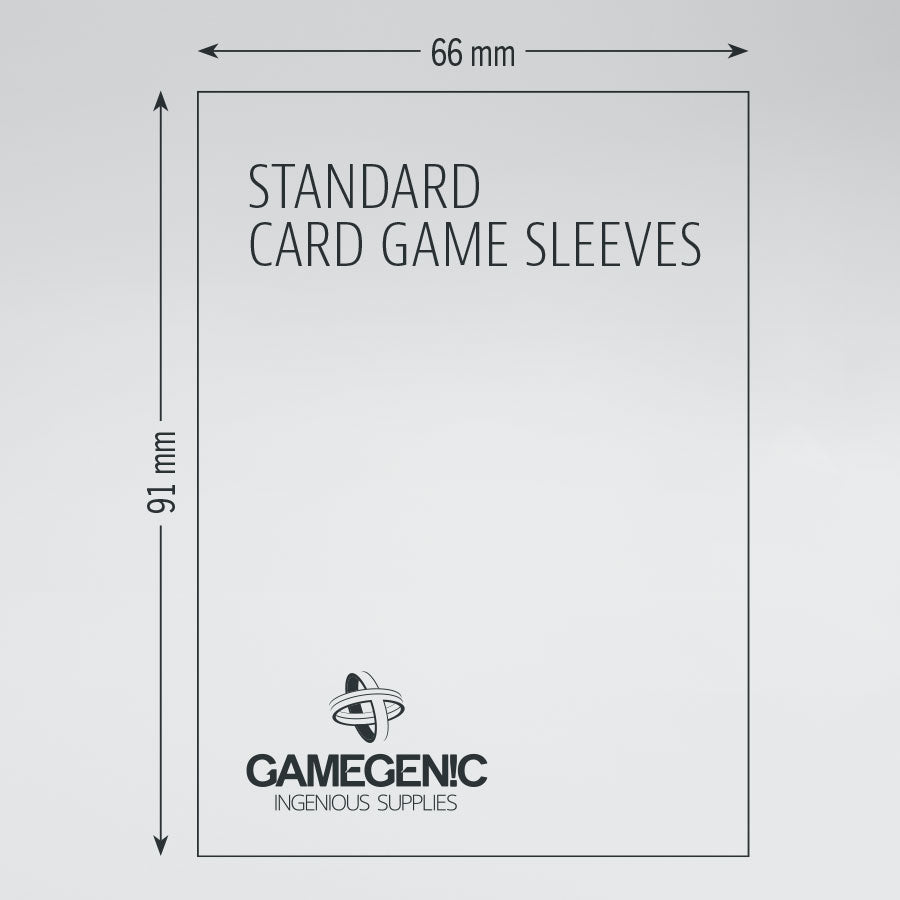 Gamegenic Prime Standard Size Sleeves (66mm x 91mm)