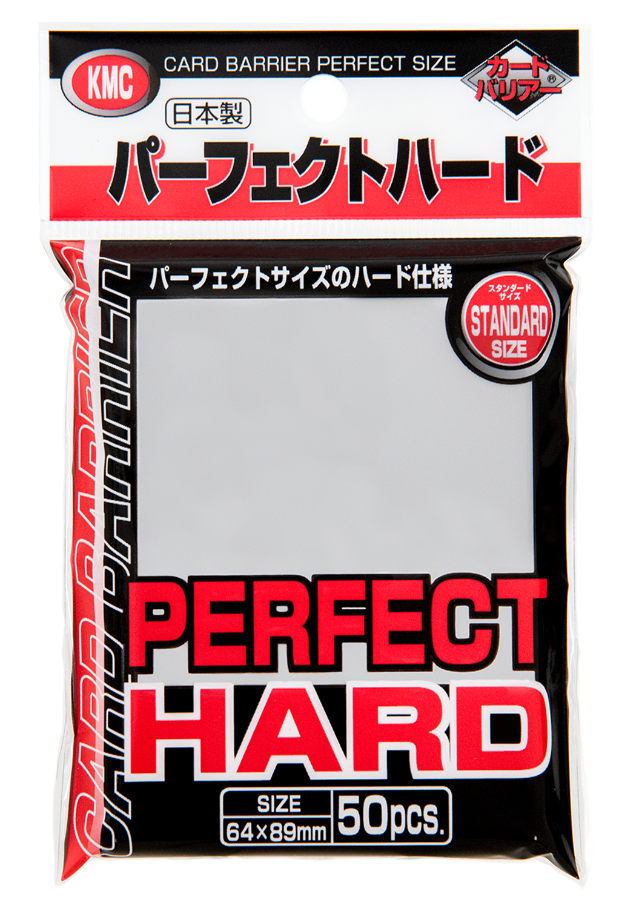 KMC Perfect Fit Hard Sleeves 64x89mm (50pcs)