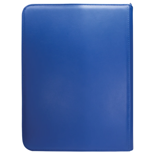 Vivid 9-Pocket Zippered PRO-Binder: Blue