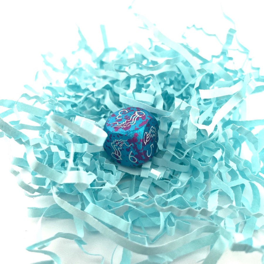 Behold Games Custom Aluminium Blue Bottle Jellyfish D6