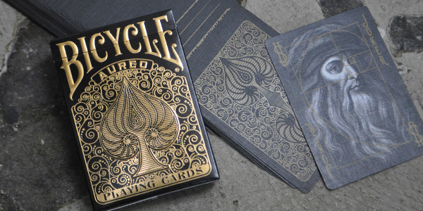 Bicycle Playing Cards: Aureo Deck (Black)