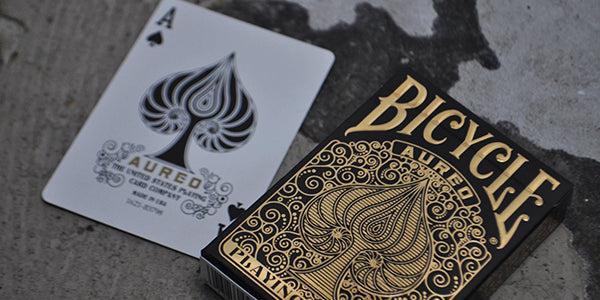 Bicycle Playing Cards: Aureo Deck (Black)