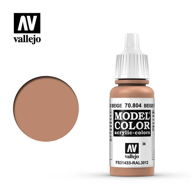 Vallejo Model Colour - Beige Red 17 ml
