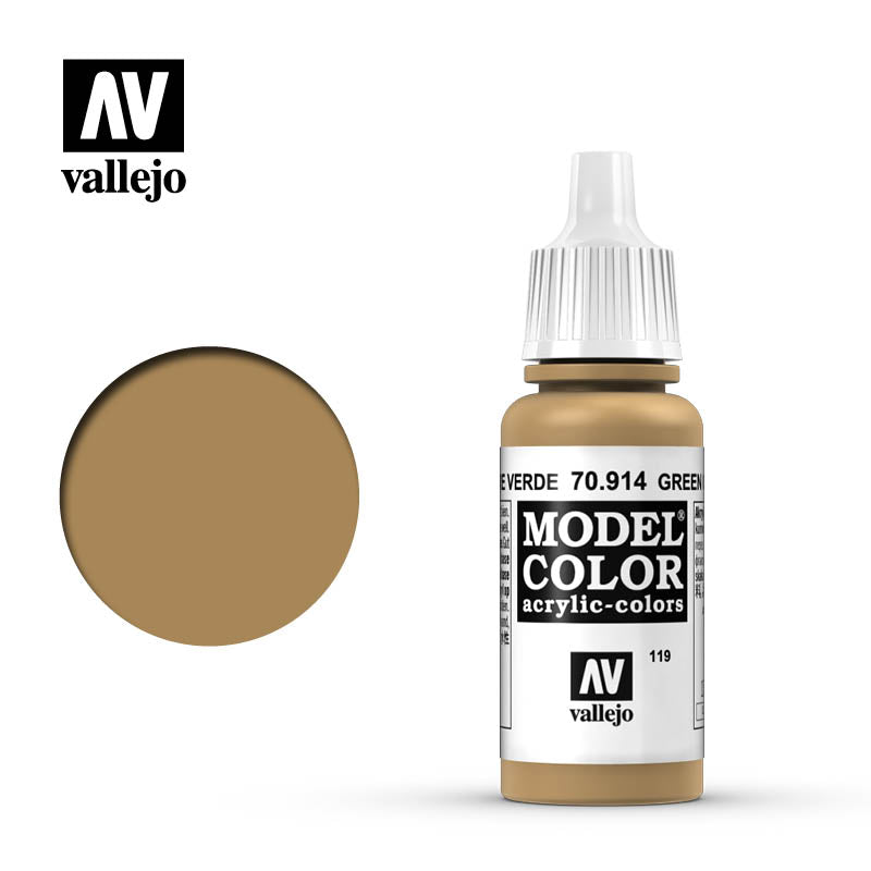 Vallejo Model Colour - Green Ochre 17 ml