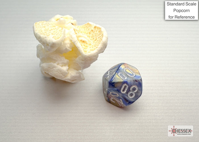 CHX20440: Festive Carousel/white Mini-Polyhedral 7-Die Set