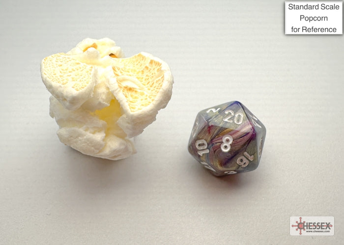 Festive Mini-hedral Carousel/white 7-Die Set